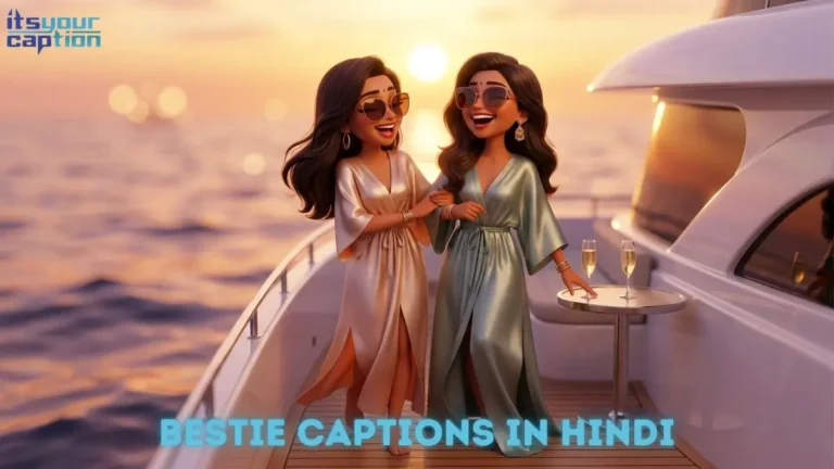 Two wealthy Indian girls laughing together on a luxury yacht at sunset, capturing the perfect moment for a friendship quote in Hindi.