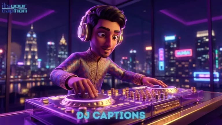 A wealthy young Indian man mixing tracks at a high-end penthouse party, capturing the perfect aesthetic for your best nightlife phrases.
