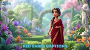 Bold And Beautiful Red Saree Captions For Your Next Instagram Drop