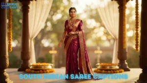 South Indian Saree Captions for Your Ultimate Silk Drape Flex & Kanjeevaram Magic