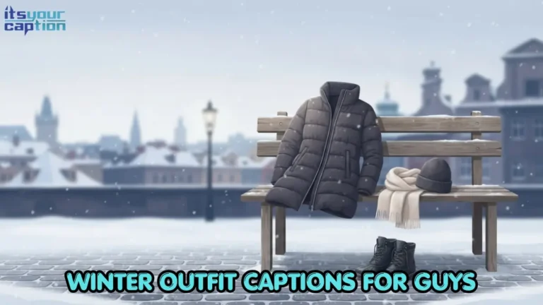 Winter Outfit Captions for Guys: Coats, Boots, and Layered Fits