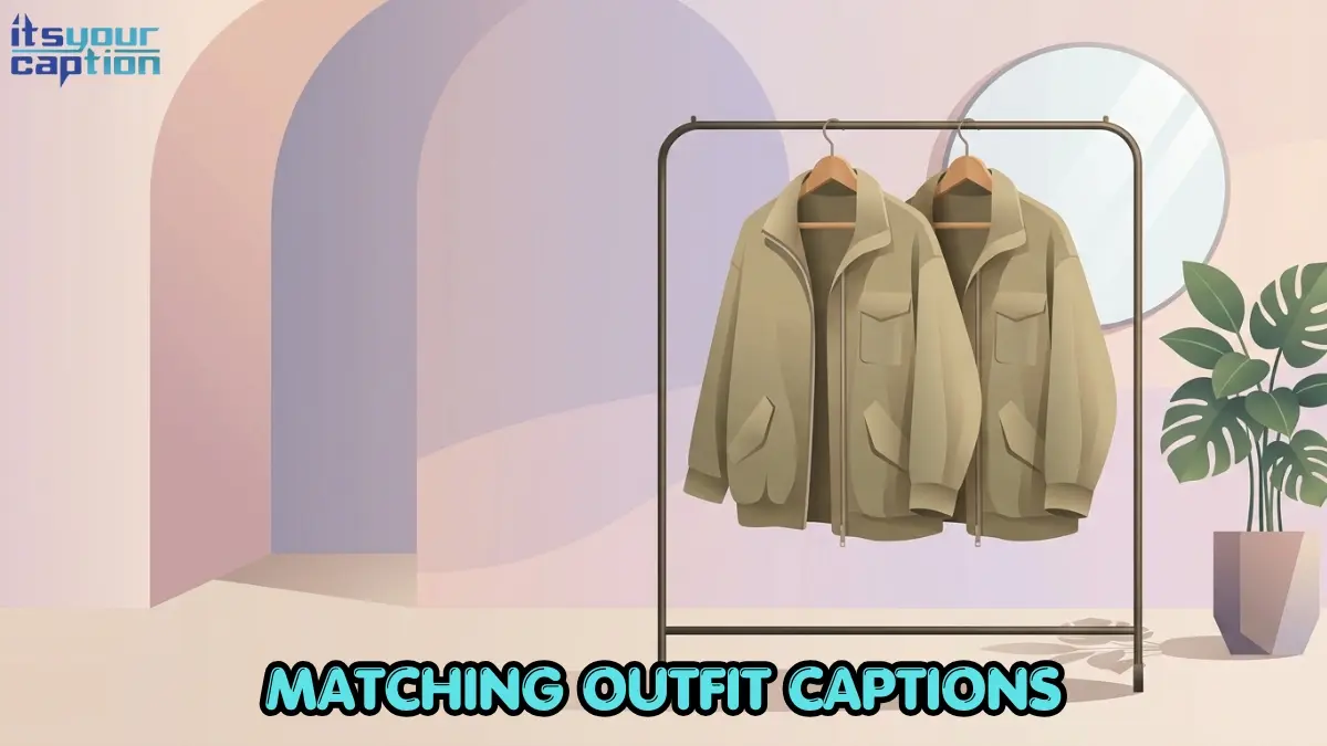 Two identical stylish jackets hanging side-by-side on a modern minimalist clothing rack.