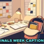 Finals Week Captions for College Exam Chaos and Surviving It