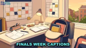 Finals Week Captions for College Exam Chaos and Surviving It
