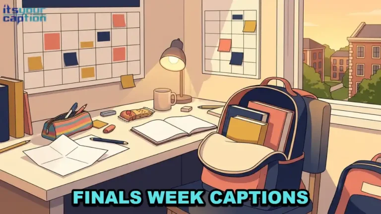 Finals Week Captions for College Exam Chaos and Surviving It