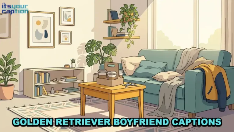 Golden Retriever Boyfriend Captions for His Sweet and Goofy Side