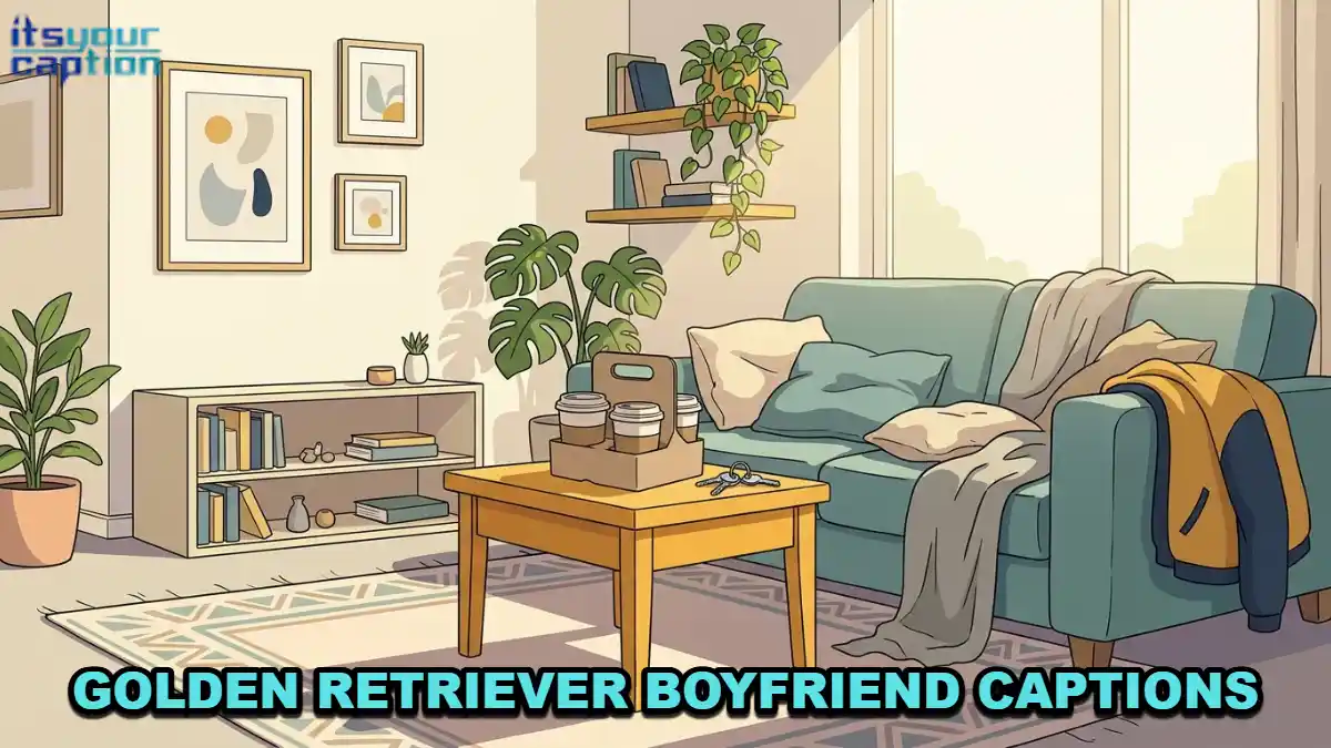 Golden Retriever Boyfriend Captions for His Sweet and Goofy Side