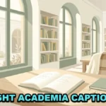 Light Academia Captions for Sunlit Libraries and Poetic Days
