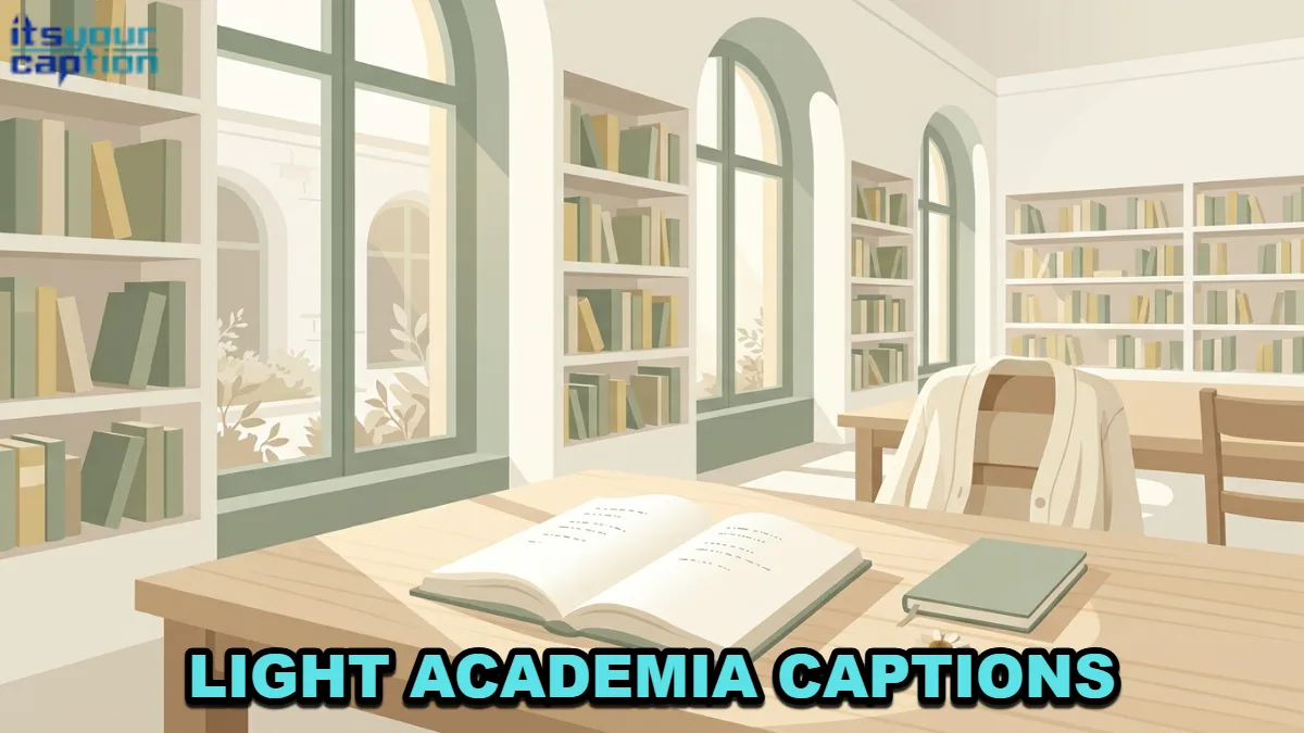 Light Academia Captions for Sunlit Libraries and Poetic Days