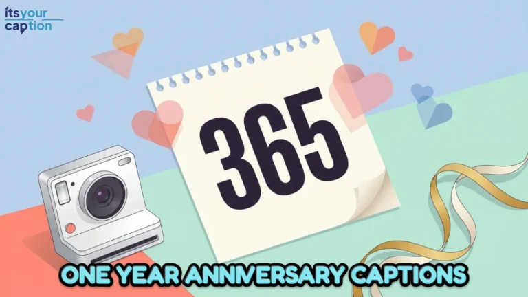 A stylized calendar page displaying the number 365 surrounded by floating hearts and a modern camera.