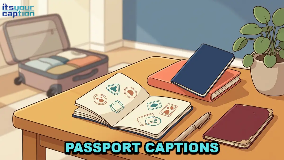 Passport Captions for New Stamps, Fresh Booklets, and Big Trips